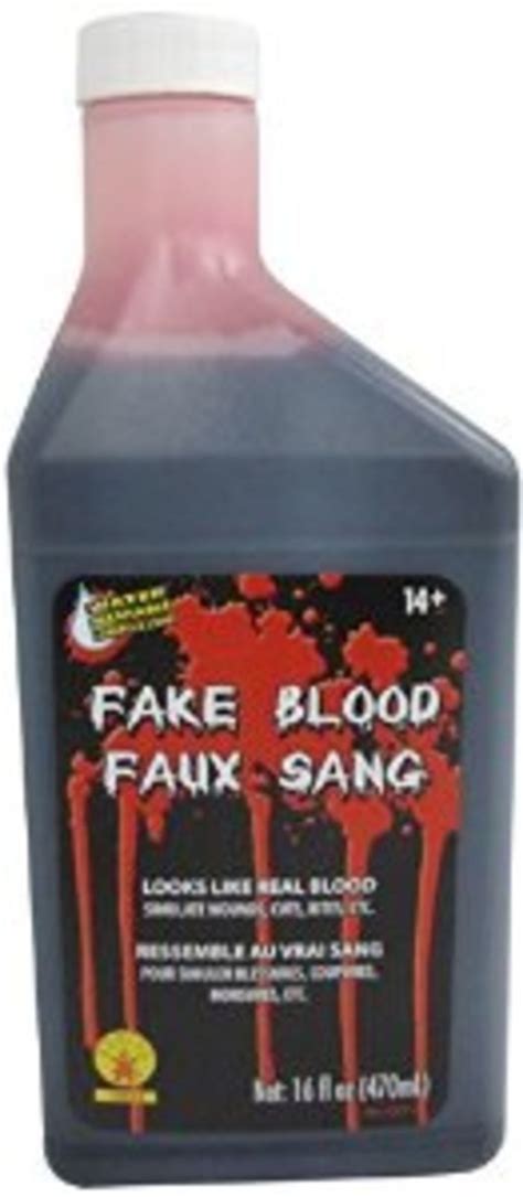 fake blood of clothes|make your own non staining blood.